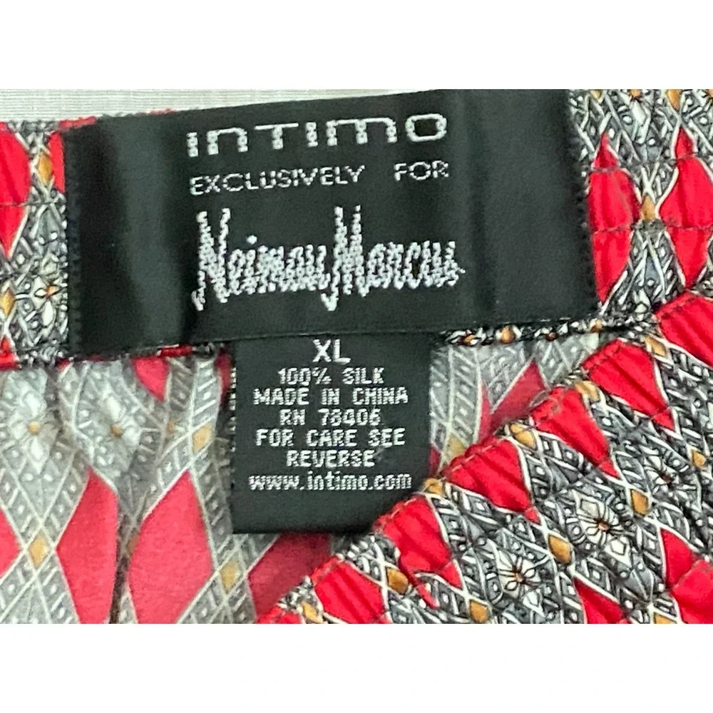 Vintage INTIMO for NEIMAN MARCUS Men's SILK Satin BOXER SHORTS  Boxers XL ~ NWOT